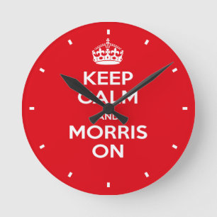 Morris Dancers, Keep Calm, Morris Dancing Round Clock