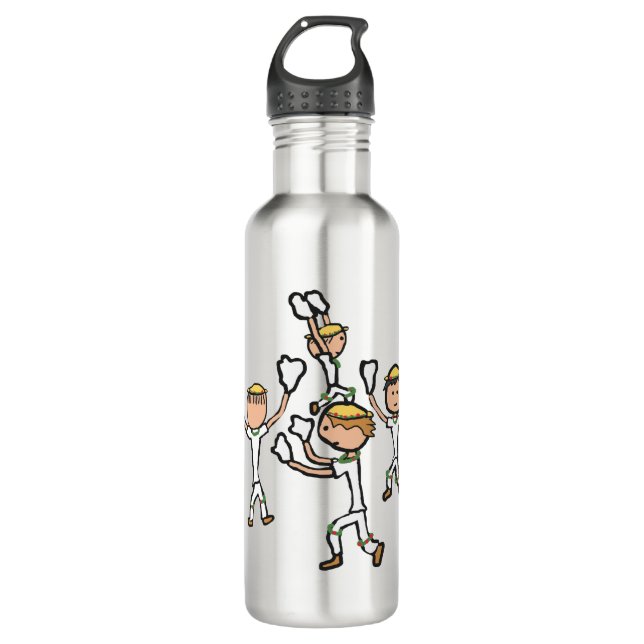 Morris Dancing 710 Ml Water Bottle (Front)