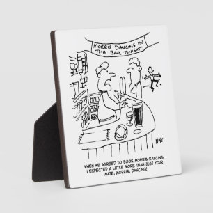 Morris Dancing in Pub. Traditional Morris Dancing Plaque