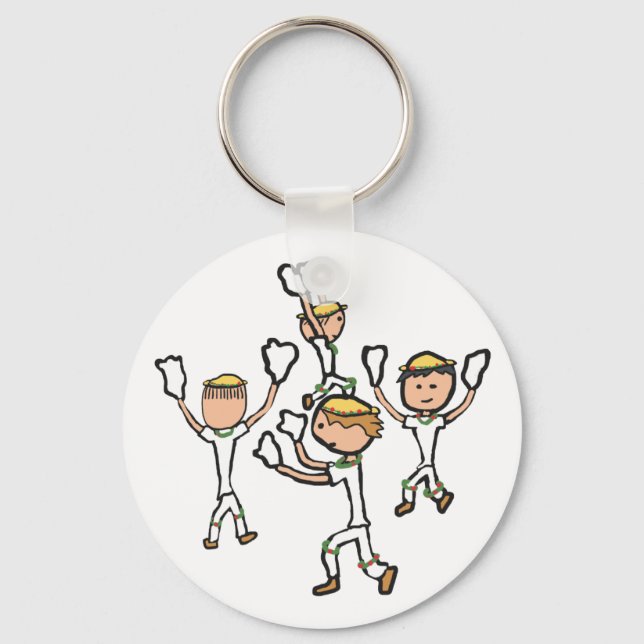 Morris Dancing Key Ring (Front)