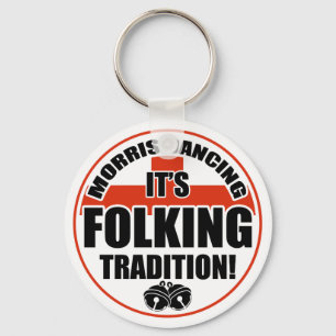 Morris Dancing Tradition Key Ring