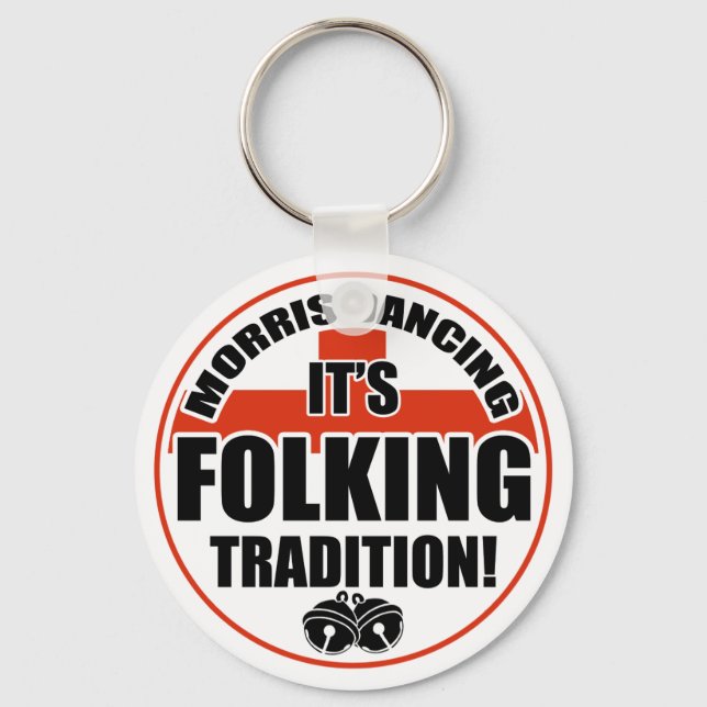 Morris Dancing Tradition Key Ring (Front)