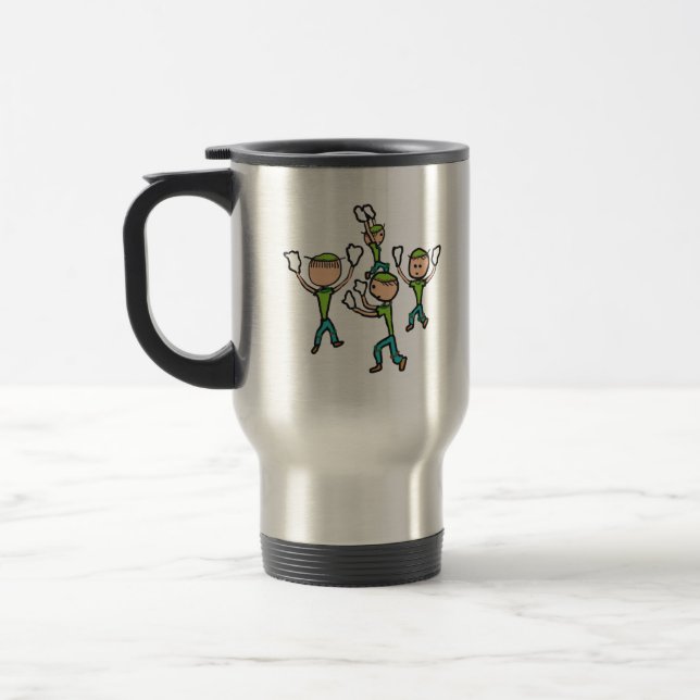 Morris Dancing Travel Mug (Left)