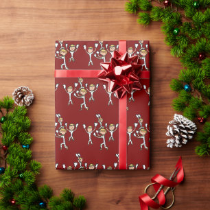 Morris Dancing Wrapping Paper