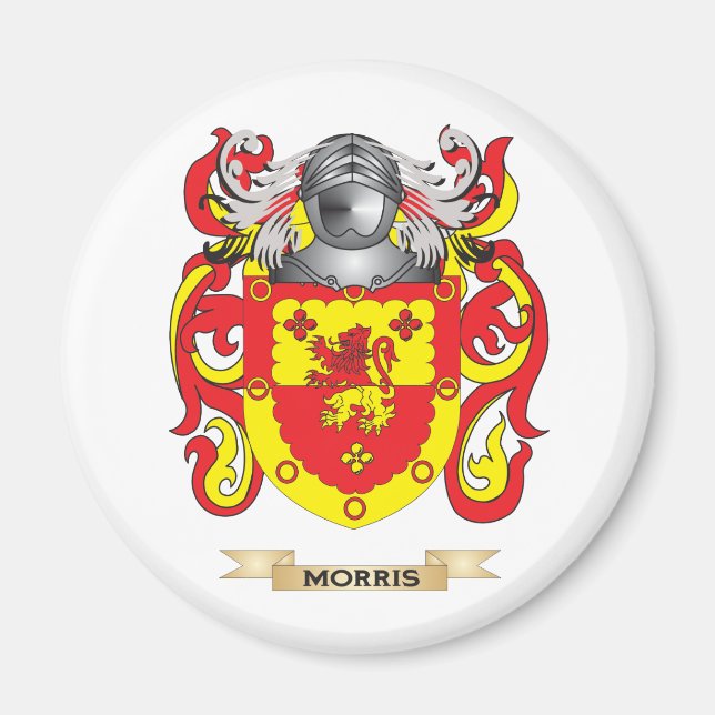 Morris-(England) Coat of Arms (Family Crest) Magnet (Front)