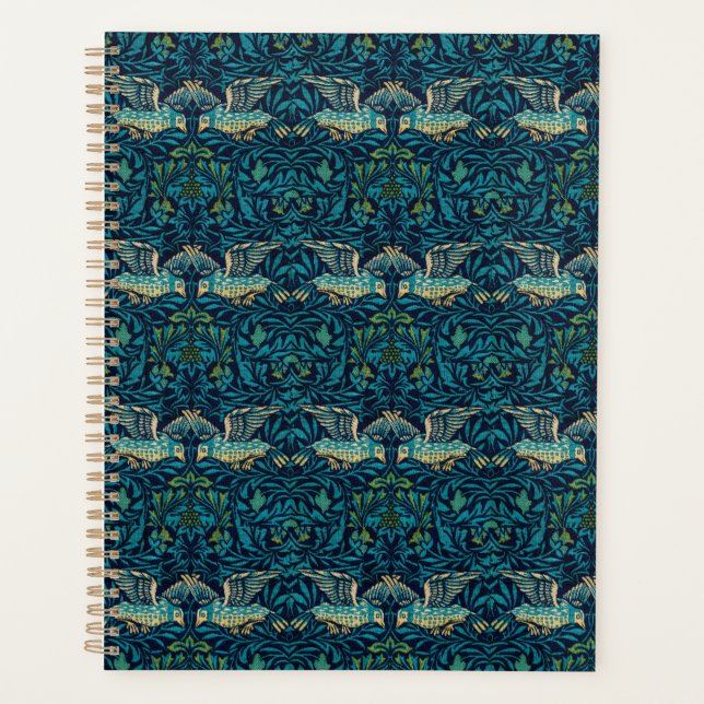 Morris - Flying Birds Floral Pattern Splicing Planner (Front)