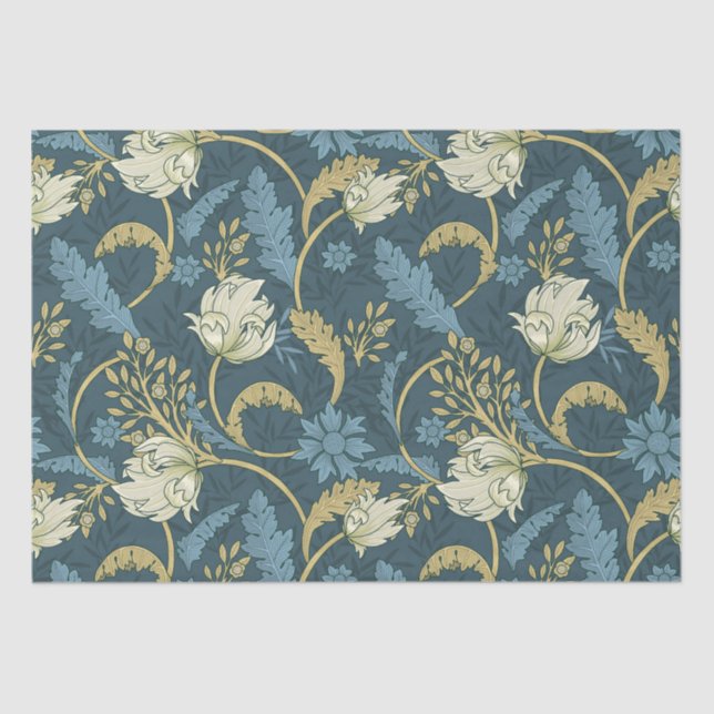 Morris Garden Floral Pattern Tissue Paper (Front)