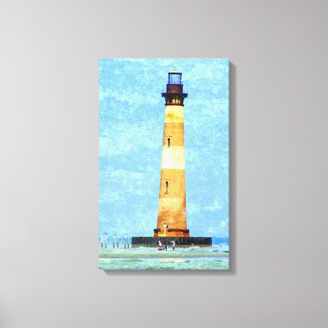 Morris Island Lighthouse Oil on Canvas (Front)