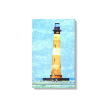 Morris Island Lighthouse Oil on Canvas