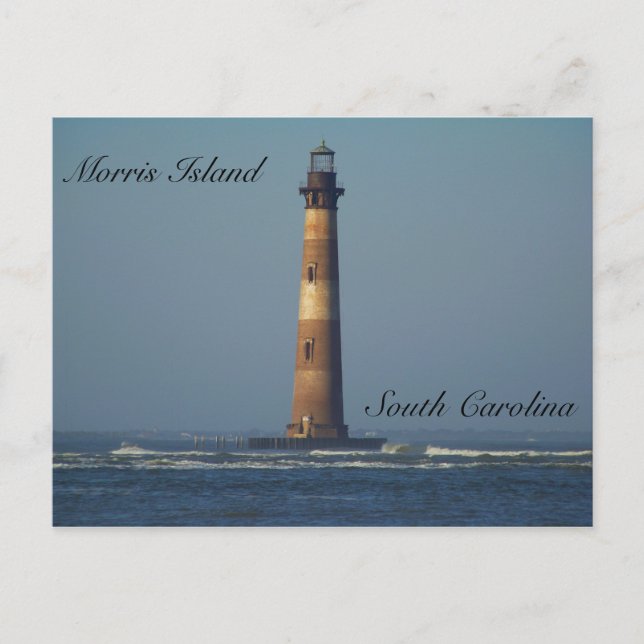 Morris Island Lighthouse Postcard (Front)