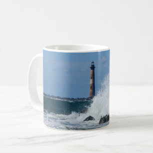 Morris Island Lighthouse Splash Coffee Mug