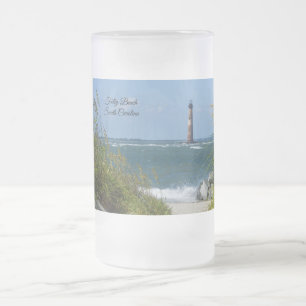 Morris Island Lighthouse Walkway Frosted Mug