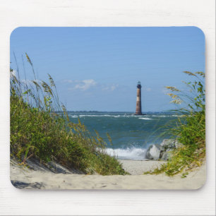 Morris Island Lighthouse Walkway Mouse Mat