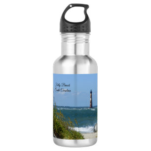Morris Island Lighthouse Walkway Water Bottle