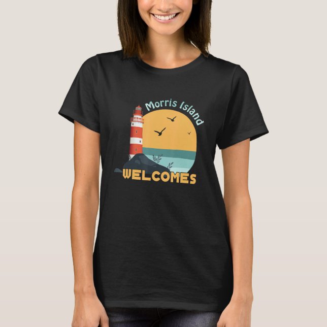 Morris Island Welcome Lighthouse The Lighthouse T-Shirt (Front)