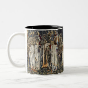 Morris Knights of the Grail: Arming for Battle Two-Tone Coffee Mug