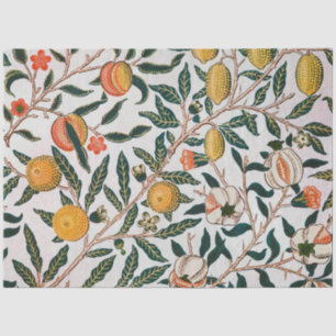 Morris Light Background Antique Pomegrana Pattern Tissue Paper