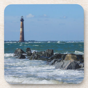 Morris Lighthouse Folly Beach Coaster