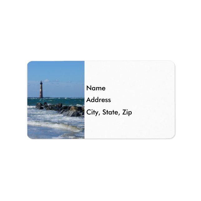 Morris Lighthouse Folly Beach Label (Front)