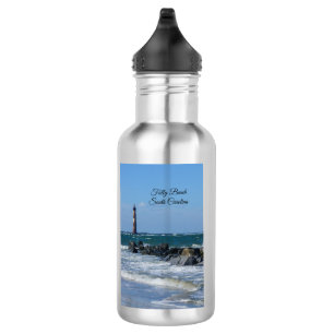 Morris Lighthouse Folly Beach Water Bottle