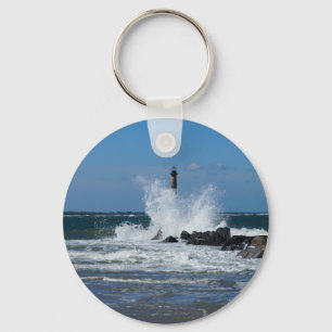 Morris Lighthouse Splash Key Ring