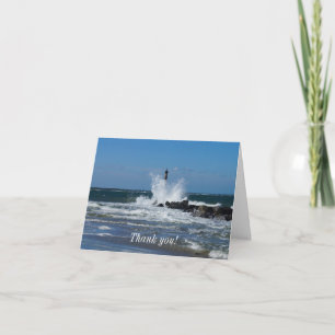 Morris Lighthouse Splash Thank You Card