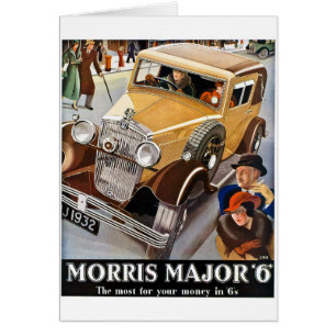Morris Major 6 - Vintage British Auto Advert