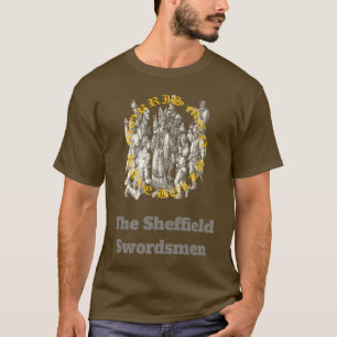 Morris Men Have Bells Mediaeval Art Ancient Text T-Shirt