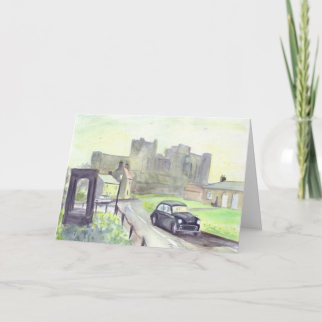 Morris Minor birthday card (Front)