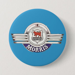 Morris Minor Car Classic Vintage Hiking Duck 7.5 Cm Round Badge