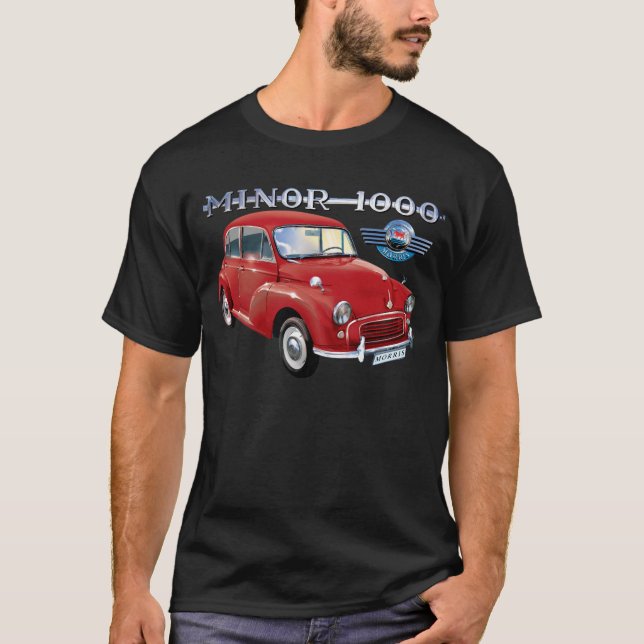 Morris Minor car T-Shirt (Front)