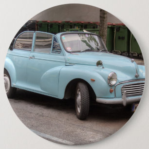 Morris Minor Convertible Tourer 6 Cm Round Badge