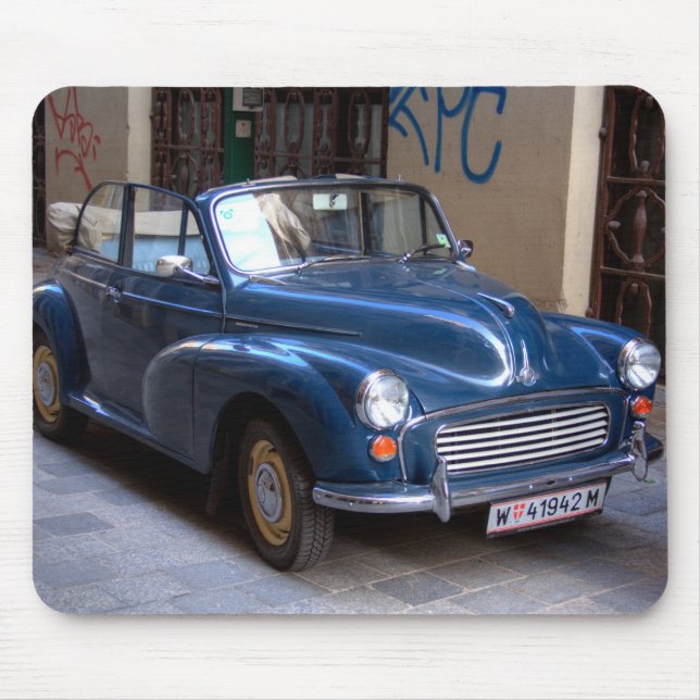 Morris Minor Convertible Tourer Mouse Mat (Front)
