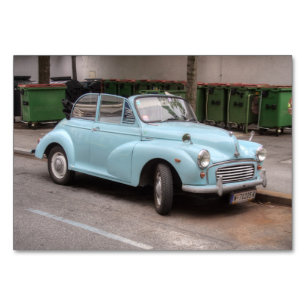 Morris Minor Convertible Tourer Table Number
