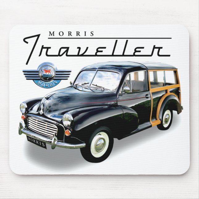 Morris Minor Traveller Mouse Mat (Front)