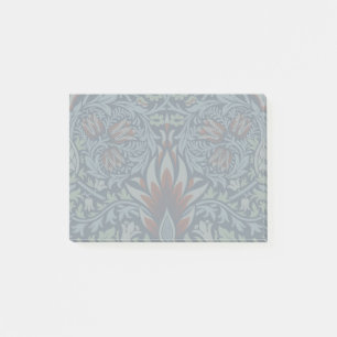 Morris Navy Blue Snakeshead Floral Wallpaper Post-it Notes