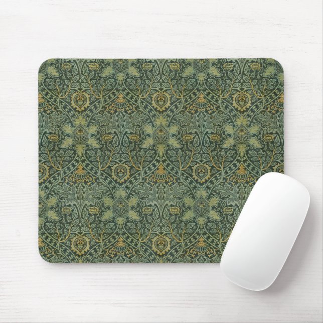 Morris Persian Elegance: The Ispahan Carpet Rug Mouse Mat (With Mouse)