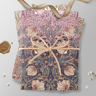 Morris Pimpernel Floral Pattern Wrapping Paper 