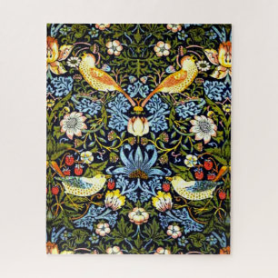 Morris - Strawberry Thief, famous pattern, Jigsaw Puzzle