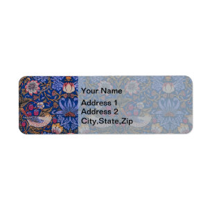 Morris Strawberry Thief Lavender Purple Rose Art