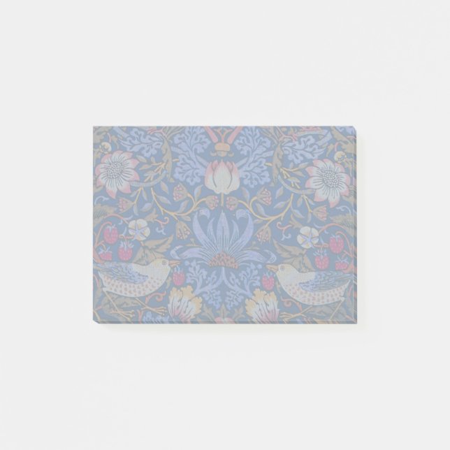Morris Strawberry Thief Lavender Purple Rose Art Post-it Notes (Front)