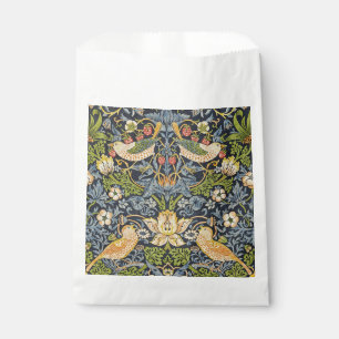 Morris Strawberry Thief Navy Blue Vintage Fine Art Favour Bags