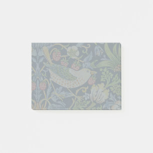 Morris Strawberry Thief Navy Blue Vintage Fine Art Post-it Notes