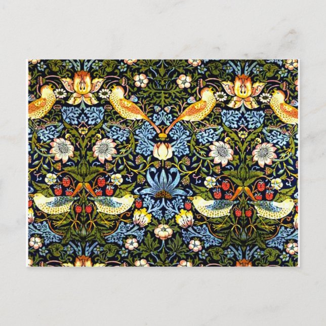 Morris - Strawberry Thief Postcard (Front)