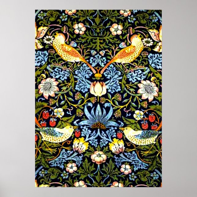 Morris - Strawberry Thief Poster (Front)