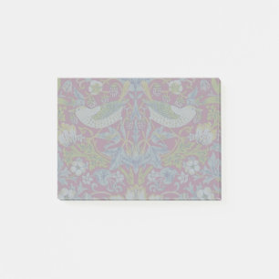 Morris Strawberry Thief Raspberry Red Lime Floral Post-it Notes