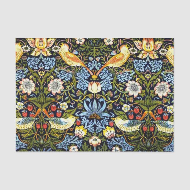 Morris - Strawberry Thief Tissue Paper (Front)