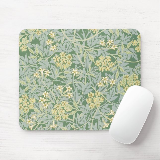 Morris Vine & Jasmine Garden Flower Classic Mouse Mat (With Mouse)