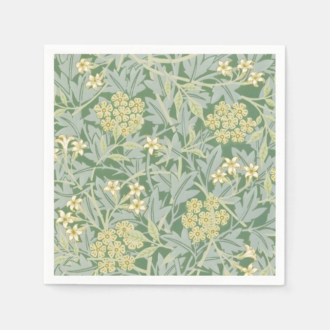Morris Vine & Jasmine Garden Flower Classic Napkin (Front)