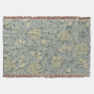 Morris Vine & Jasmine Garden Flower Classic Throw Blanket